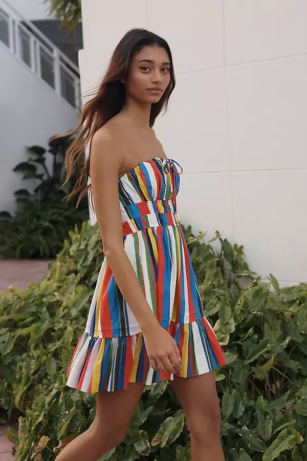 The Somerset Strapless Mini Dress | Anthropologie (US)