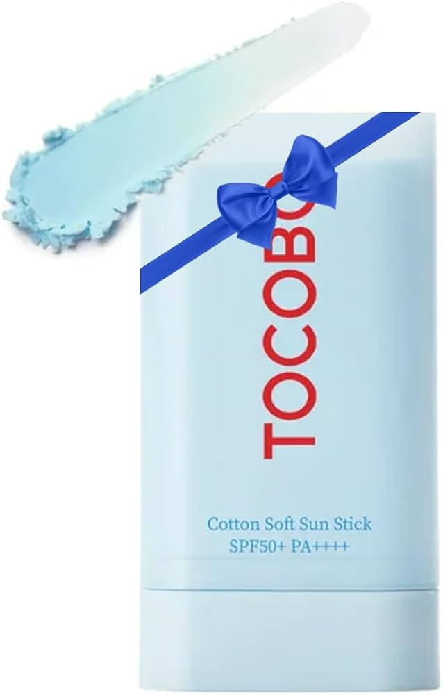 𝓣𝓸𝓬𝓸𝓫𝓸 Cotton Soft Sun Stick SPF50+ PA++++ - 19g - Lightweight Sunscreen Stick ... | Amazon (US)