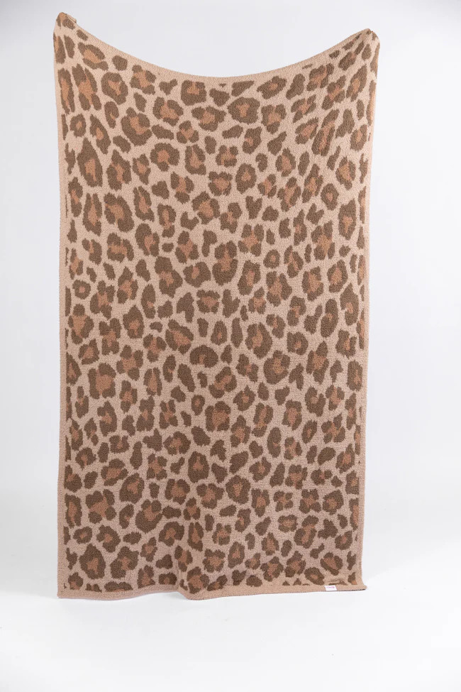 Make Me Believe Dark Leopard Blanket DOORBUSTER | Pink Lily