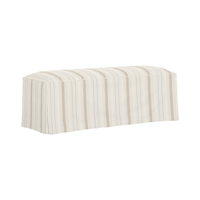 Nona Skirted Custom Upholstered Bench | Ballard Designs, Inc.