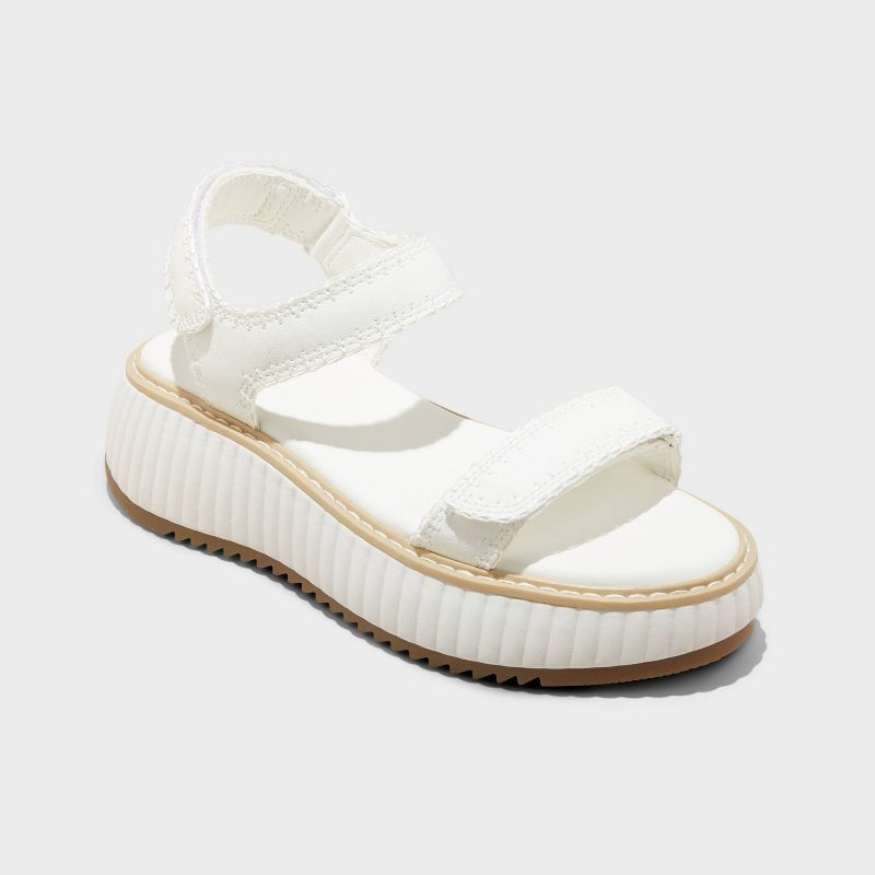 Women's Joey Platform Sport Sandals - Universal Thread™ White | Target