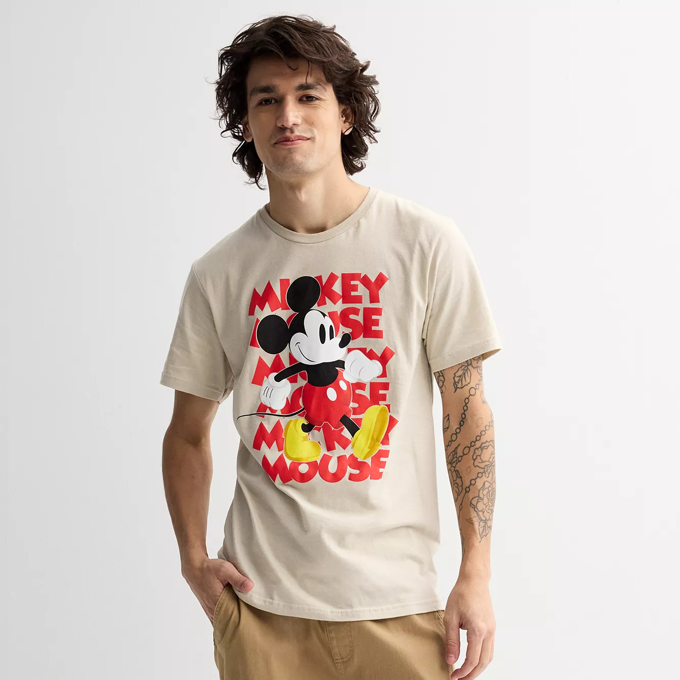Disney's Mickey Mouse Men's Name Repeat Graphic Tee | Kohl's