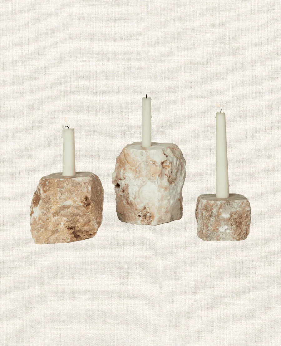 Onyx Candle Stand from Indonesia | Olive Ateliers