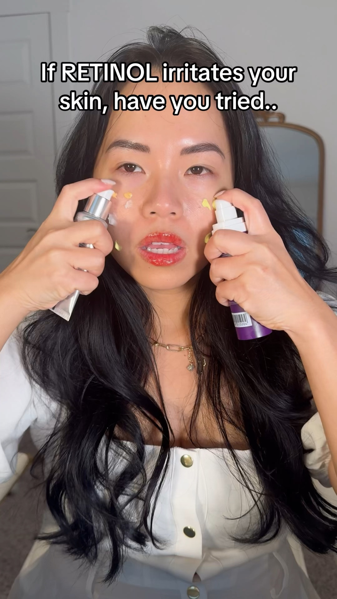 If retinol irritates your skin, have you tried these?

- @Naturium  Retinaldehyde Cream Serum 0.05%is a great option for beginners. It’s lightweight, works well with other products, and is also more affordable. It has encapsulated retinal and biofermented oligopeptide that help with skin texture and fine lines. 

- @Paula’s Choice PRO Retinaldehyde Dual-Retinoid Treatment contains retinaldehyde and adapalene, making it effective for fine lines, texture, and acne! I’ve been using it for about two weeks, and so far, I like it a lot!

- @Murad Skincare Retinal ReSculpt Overnight Treatment feels like a moisturizer. It contains encapsulated retinal, kangaroo paw flower extract, and olive, oat, and alpha-glucan. This is definitely a great nighttime treatment that helps with fine lines and texture while nourishing the skin.

- @medik8_usa Crystal Retinal has been a regular in my routine. It works well for my skin, but I find the texture and scent not as good as the previous three retinals.

#antiaging #over30skincare #retinal