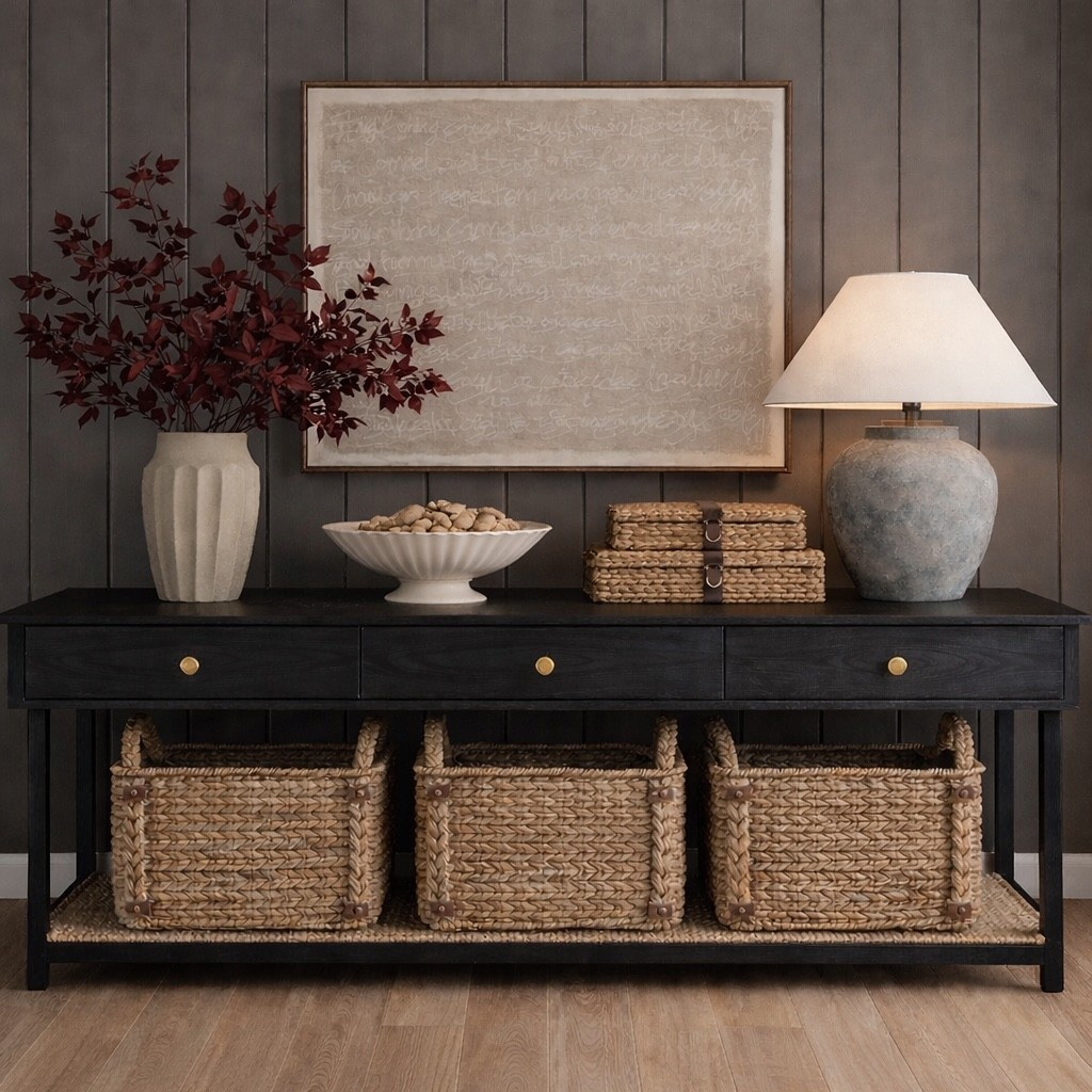 I created this console table and so using Mcgee and Co items 😍 some items might look different than they do online just because of the way they uploaded

#LTKSeasonal #LTKSaleAlert #LTKHome