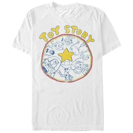 Men's Toy Story Andy's Toys Graphic Tee White Medium | Walmart (US)