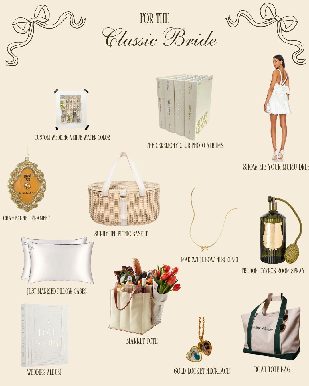 Celebrate timeless style with gifts for the classic bride! 🌹💍 Thoughtful touches like custom wedding mementos and sophisticated accessories make this collection ideal for the bride who adores elegance and tradition. Perfect for creating memories she’ll cherish forever! #LTKClassicBride #TimelessBrideGifts #ElegantBridalGifts 

 #LTKGiftGuide #LTKHome #LTKWedding