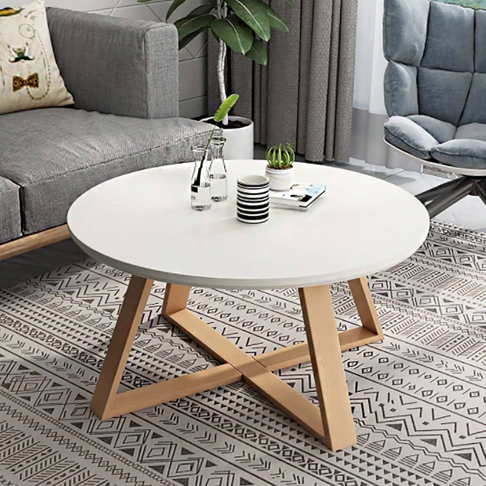 LYNN Mesa Auxiliar, Mesas Auxiliares Redondas, Mesa de Centro Pequeña para Sala de Estar con Pat... | Amazon (ES)