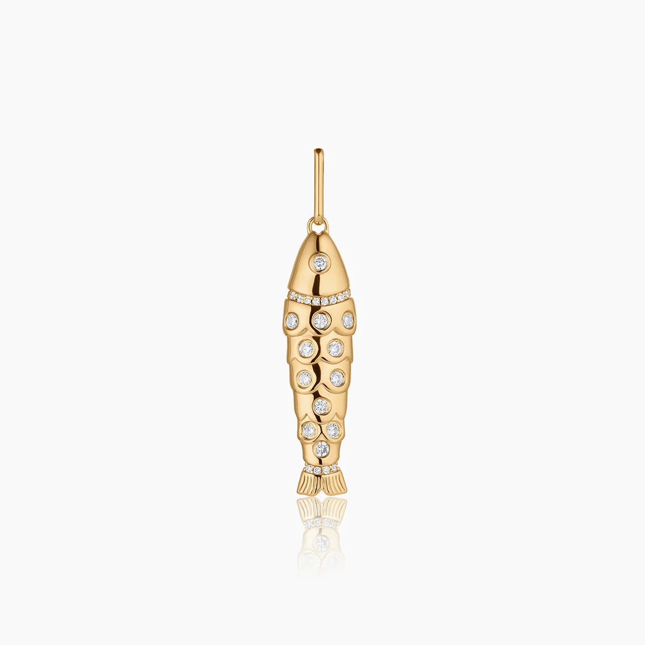 Goldie Cubic Zirconia Fish | Thatch