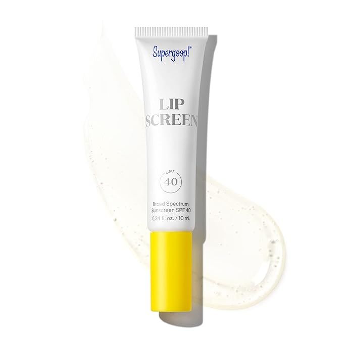 Supergoop! Lipscreen Shine SPF 40, 0.34 fl oz - Water-Resistant Clear Lip Gloss - Broad Spectrum ... | Amazon (US)