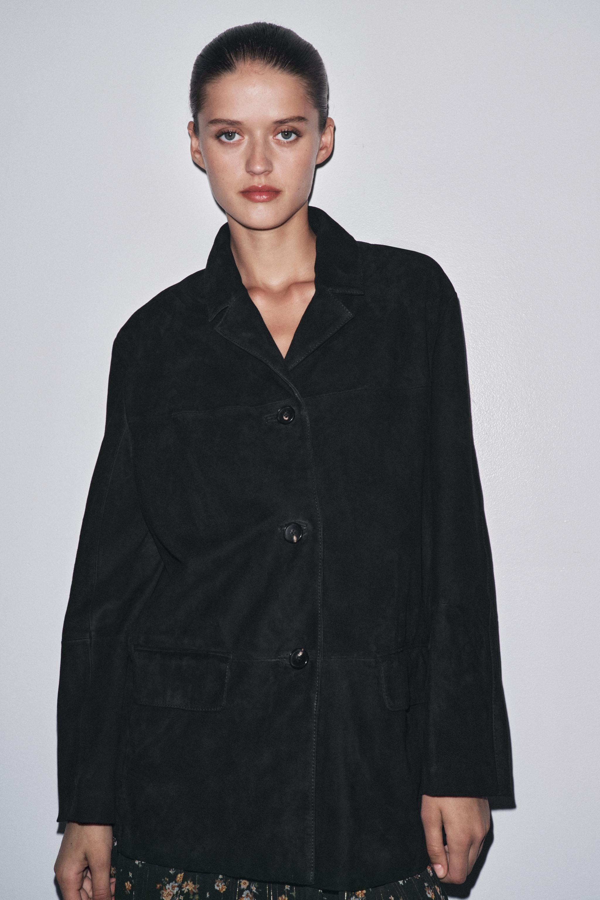 FAUX SUEDE SAFARI SHIRT | Zara AU