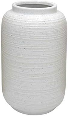 Amazon Brand – Stone & Beam Textured Modern Vase, 12.4"H, White | Amazon (US)