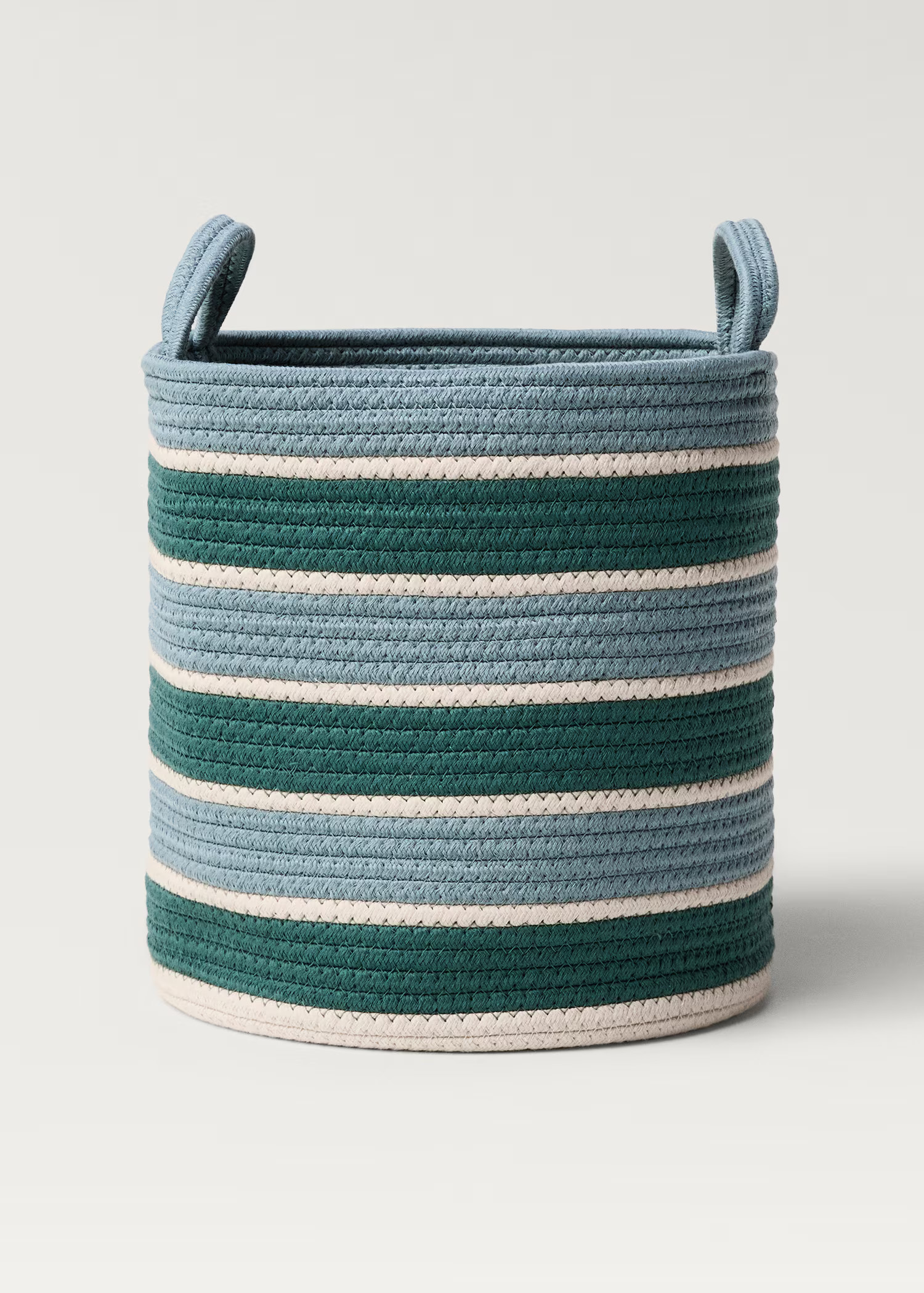 Children's basket double handle striped medium - Home | MANGO USA | Mango (US/MX/AU)