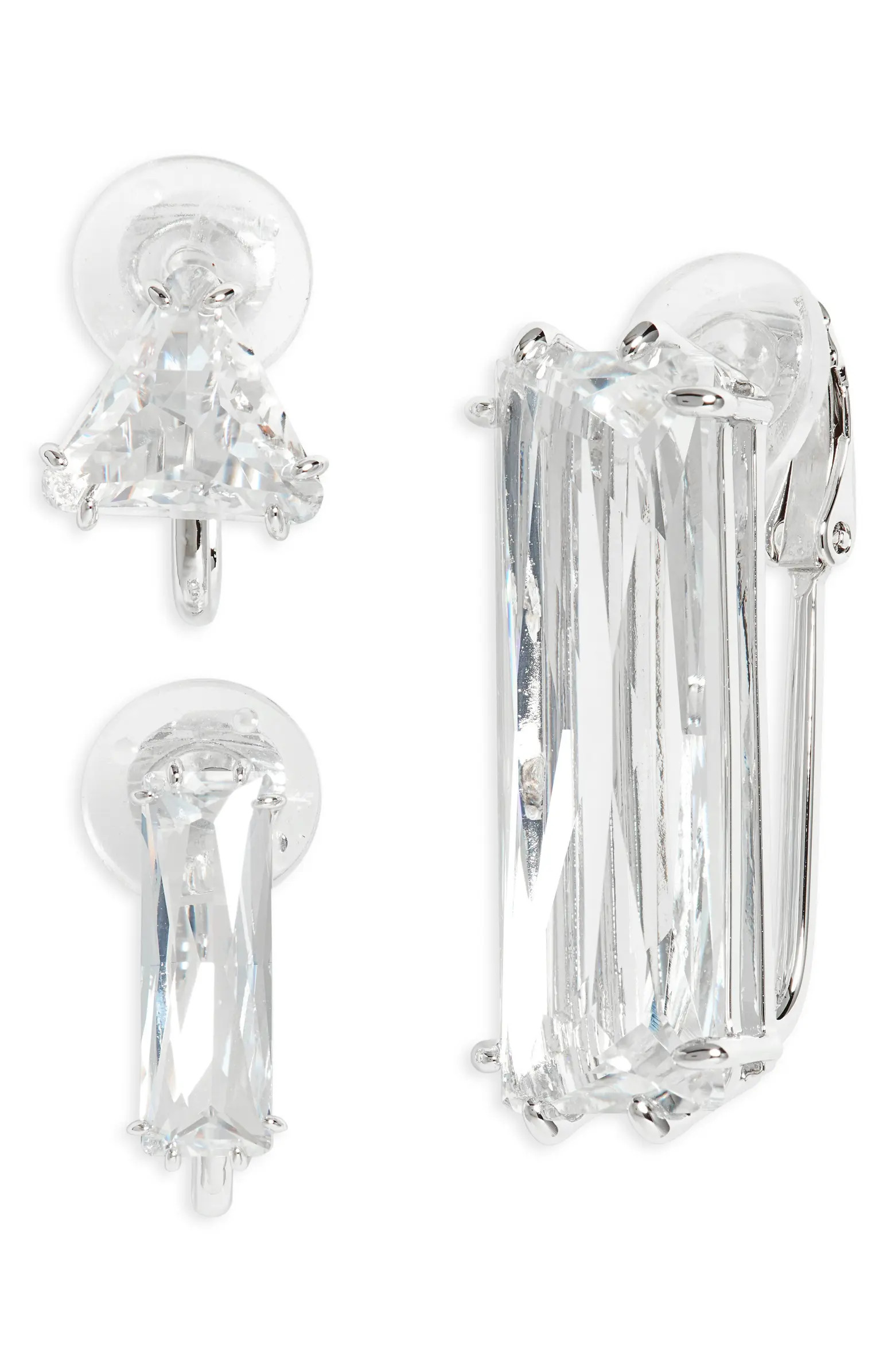 Swarovski Mesmera Set of 3 Clip-On Earrings | Nordstrom | Nordstrom