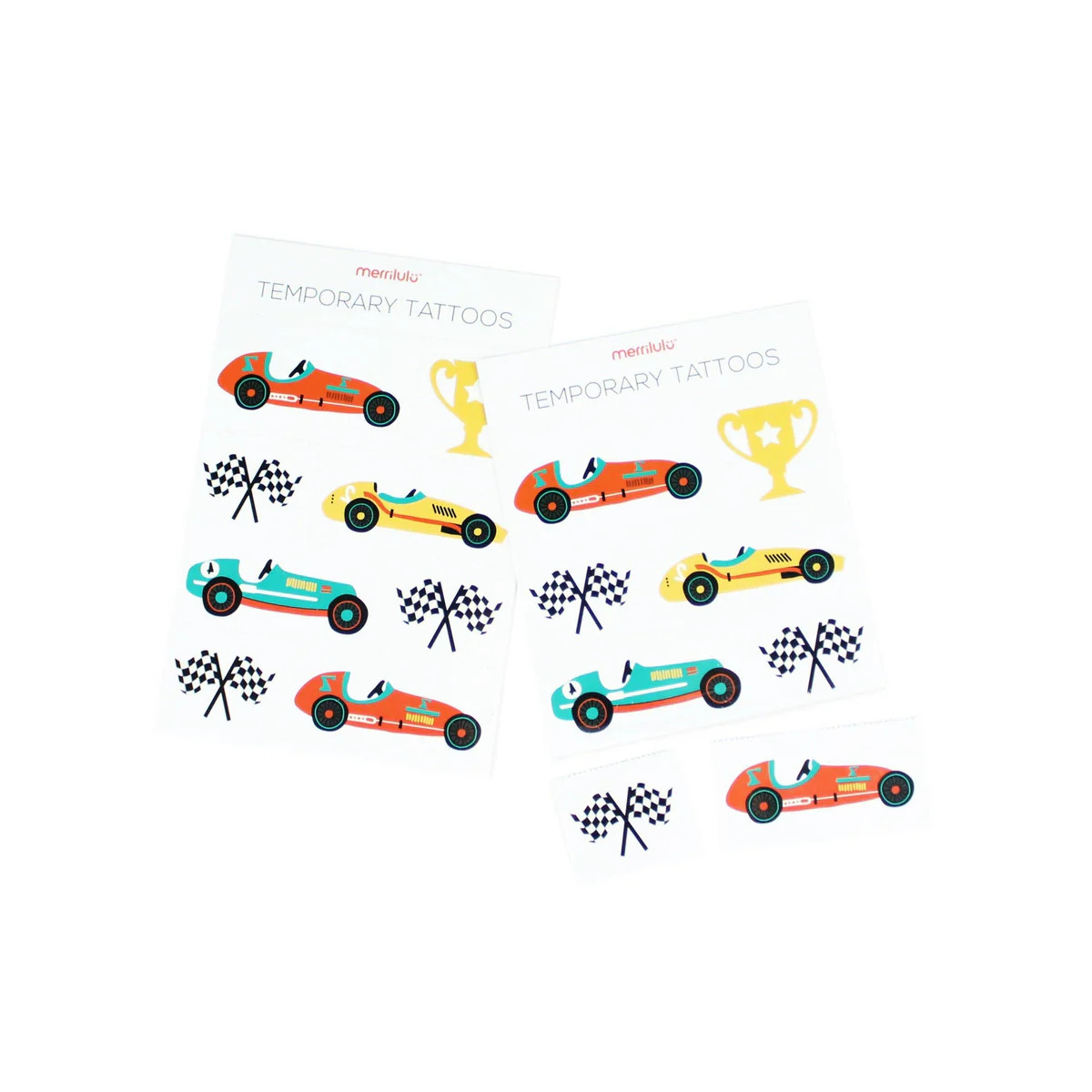 Vintage Race Car Temporary Tattoos | Ellie and Piper