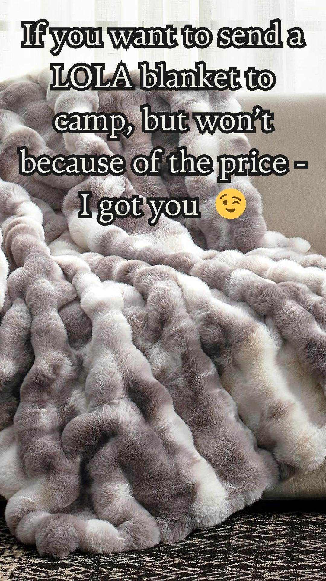 Sending a Lola blanket to camp is not the best idea - so I have the best Amazon look for less that's just as good.  

This is the one that I am personally sending to camp as well.   

 