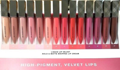BURBERRY Liquid Lip Velvet Bold & Matte Whipped Lip Cream 0.2 oz. | eBay US