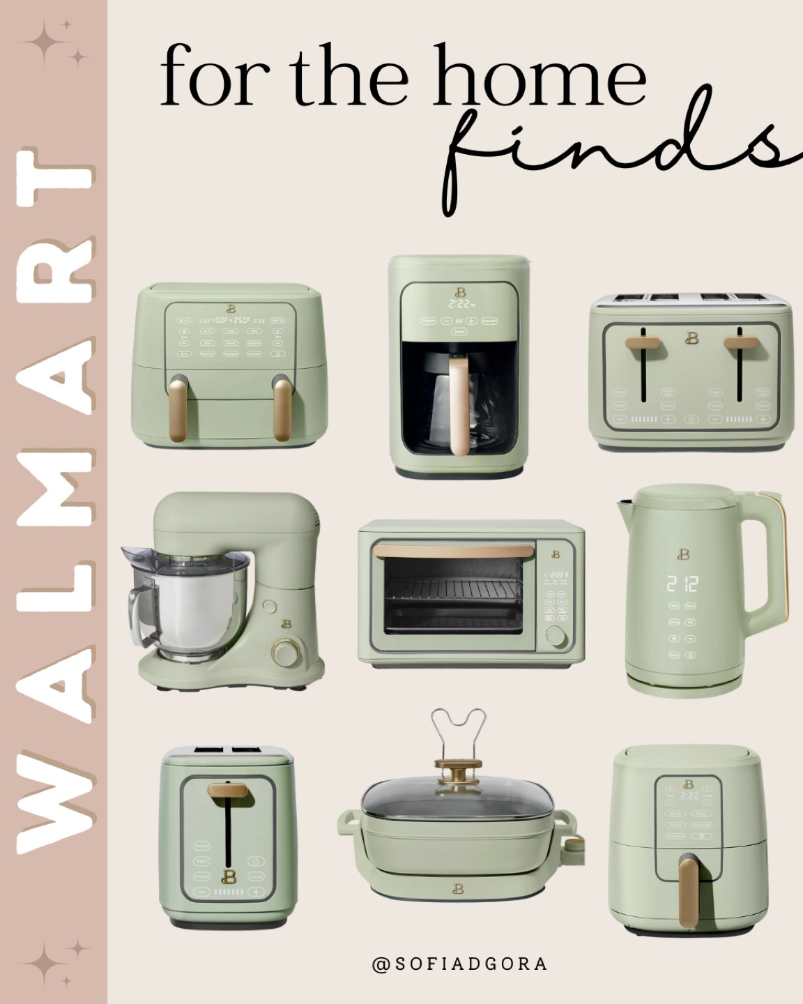 I am obsessed with the Beautiful by Drew Barrymore kitchen appliances at Walmart. Some of them are on sale! These would make the perfect holiday gift for someone. They have a few color options to choose from! 

#LTKsalealert #LTKhome #LTKHoliday