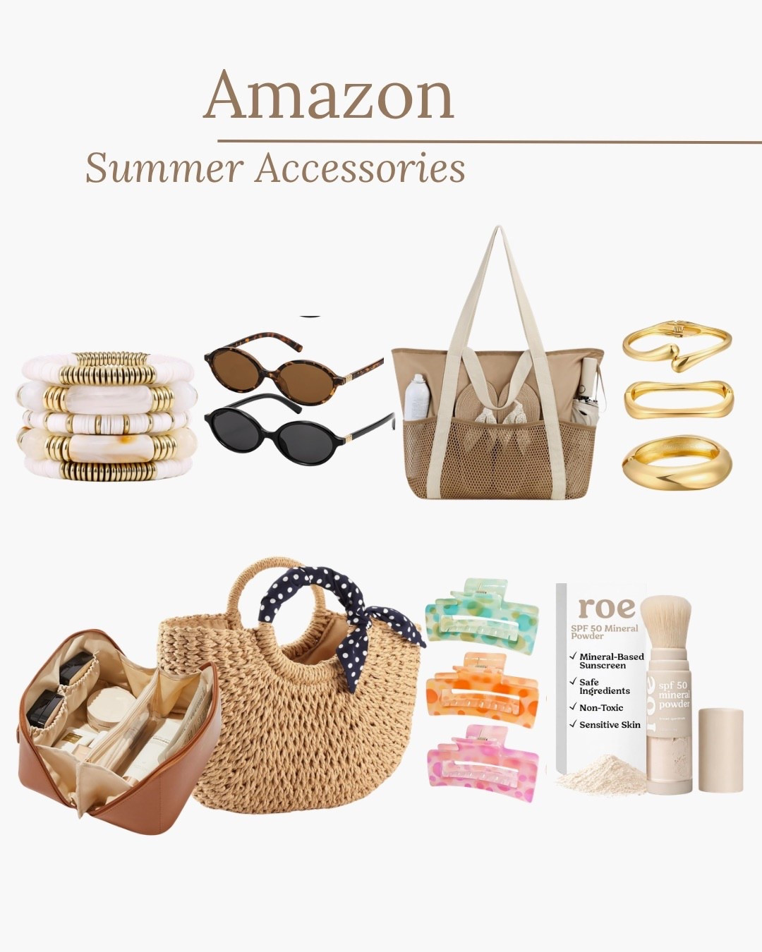 Summer accessories at Amazon!

#LTKootd #LTKgrwm #LTKselfcare