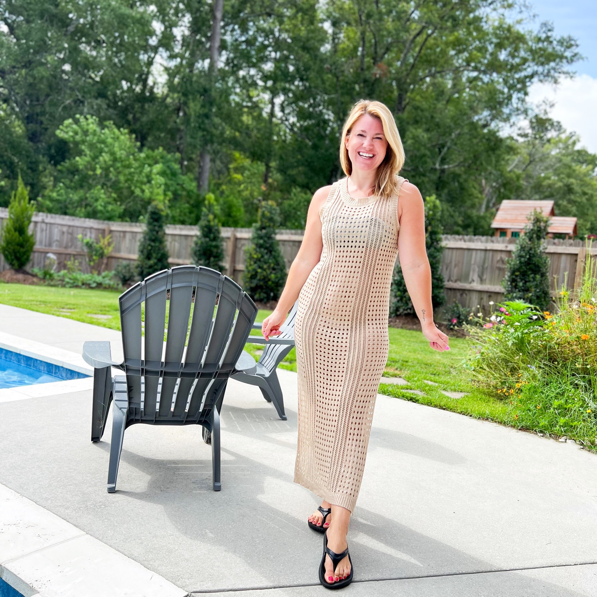 Summer isn’t over yet, and EVERYONE needs this coverup. It is airy and the perfect dress to throw on. If you have a slip dress, you could even pair it with that!

Currently on sale for the Amazon Prime Day Sale! 

I am normally between a Small/Medium and grabbed this one in a Medium 👌🏼

#LTKxPrimeDay #LTKswim #LTKtravel