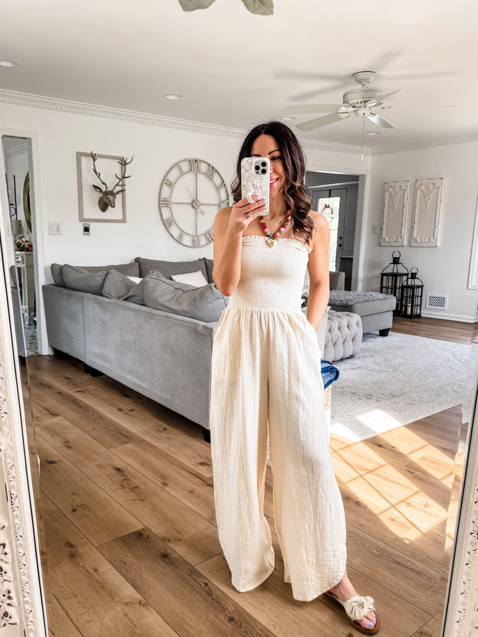 Small gauze jumpsuit

#LTKPetite #LTKOver40