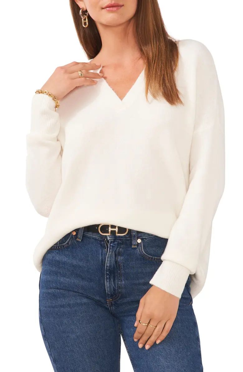 Vince Camuto Drop Shoulder V-Neck Sweater | Nordstrom | Nordstrom