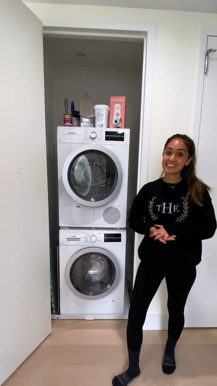 Small laundry room storage solutions! 🫧