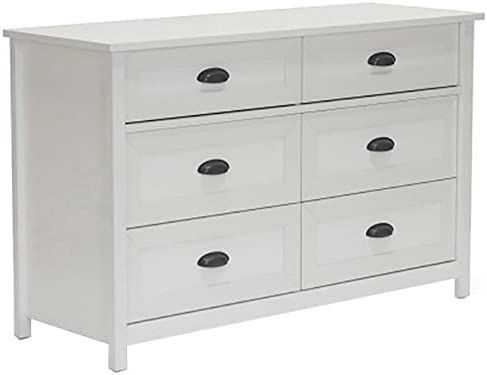 Sauder County Line Dresser, Soft White finish | Amazon (US)