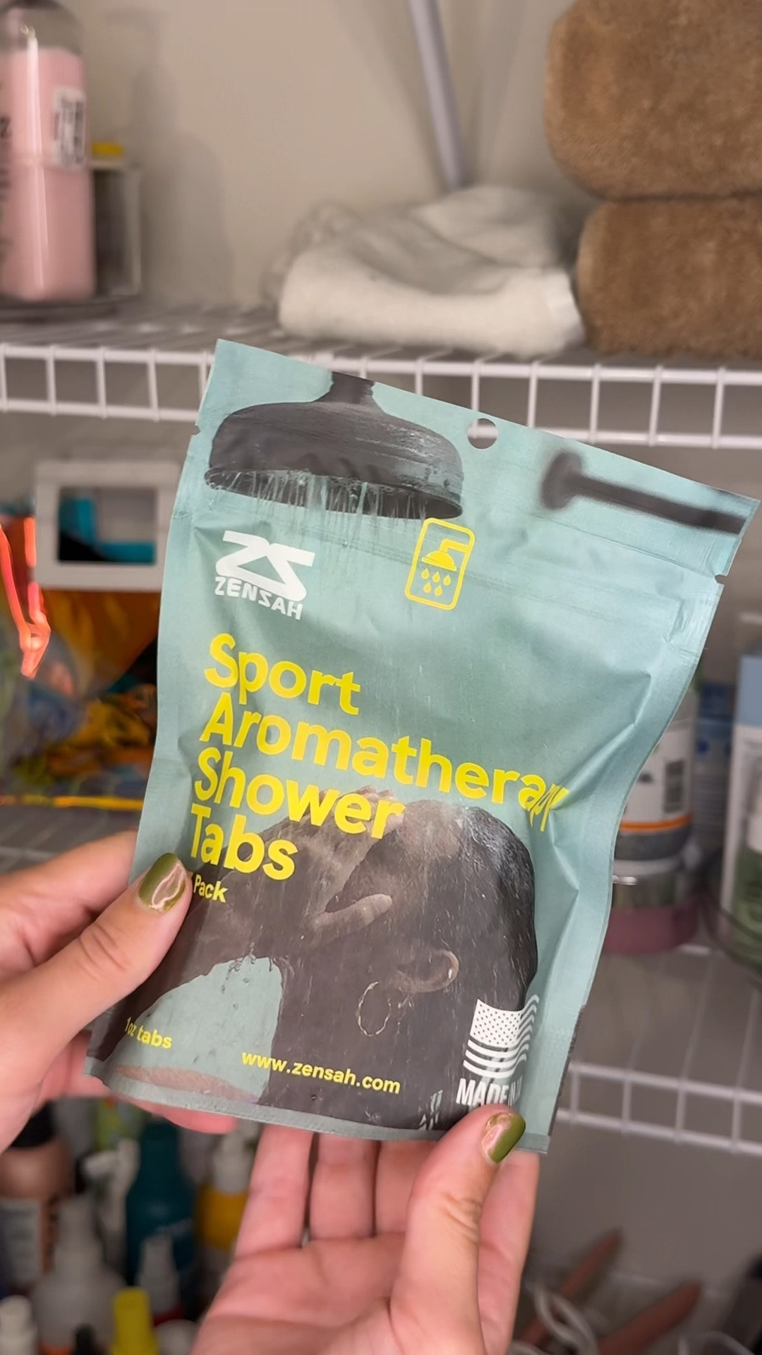 Shower = spa mode activated🧼🚿🫧#ad Just stepped up my shower routine with @zensahs sport aromatherapy shower tabs and they are a game changer. Infused with eucalyptus & menthol to help with sinus and stress relief, and the scent is so good. #showerroutine #showerritual #zensah #zensahpsartner 