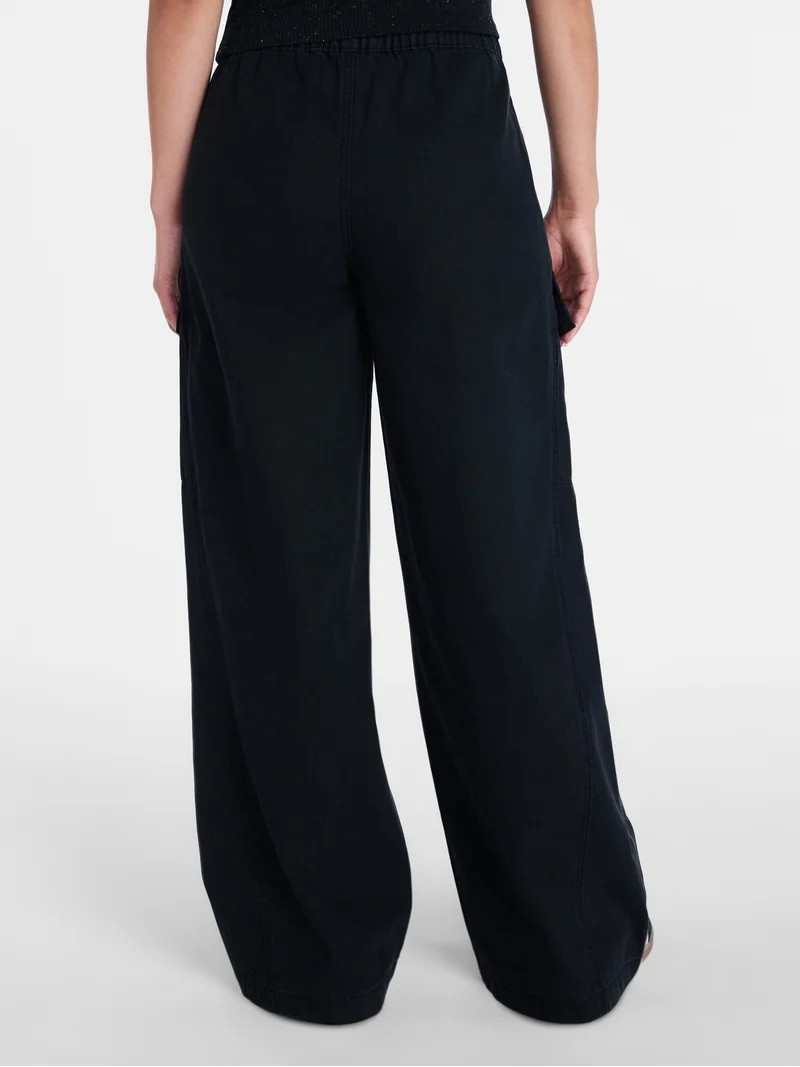 Madden NYC Wide Leg Cargo Pants, 32\u201d Inseam, Sizes XXS-XXL | Walmart (US)