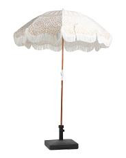 6.5x5ft Holiday Eyelet Lightweight Tilting Beach Umbrella | TJ Maxx