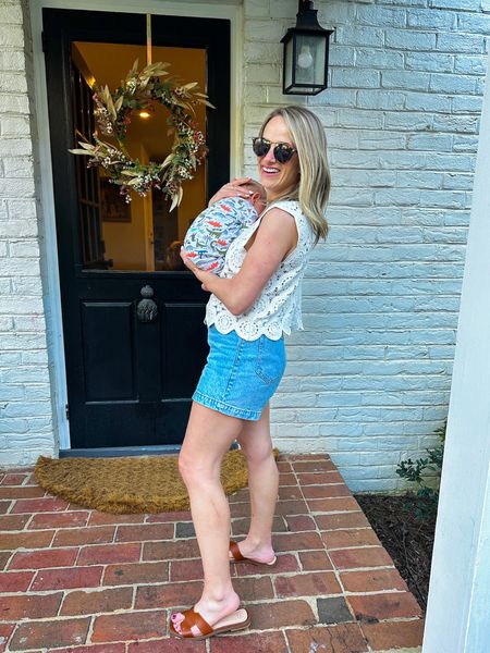 The best denim shorts. Not too short, not too tight, room in the bum and the waist isn’t baggy! I’m wearing a size 27

#LTKSeasonal #LTKsalealert 