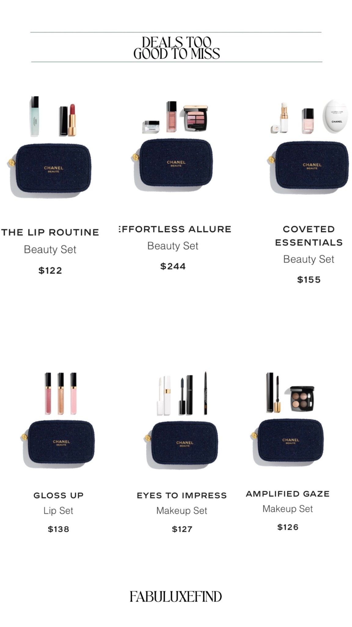 New Chanel Holiday Sets 

#LTKStyleTip #LTKSeasonal #LTKSaleAlert