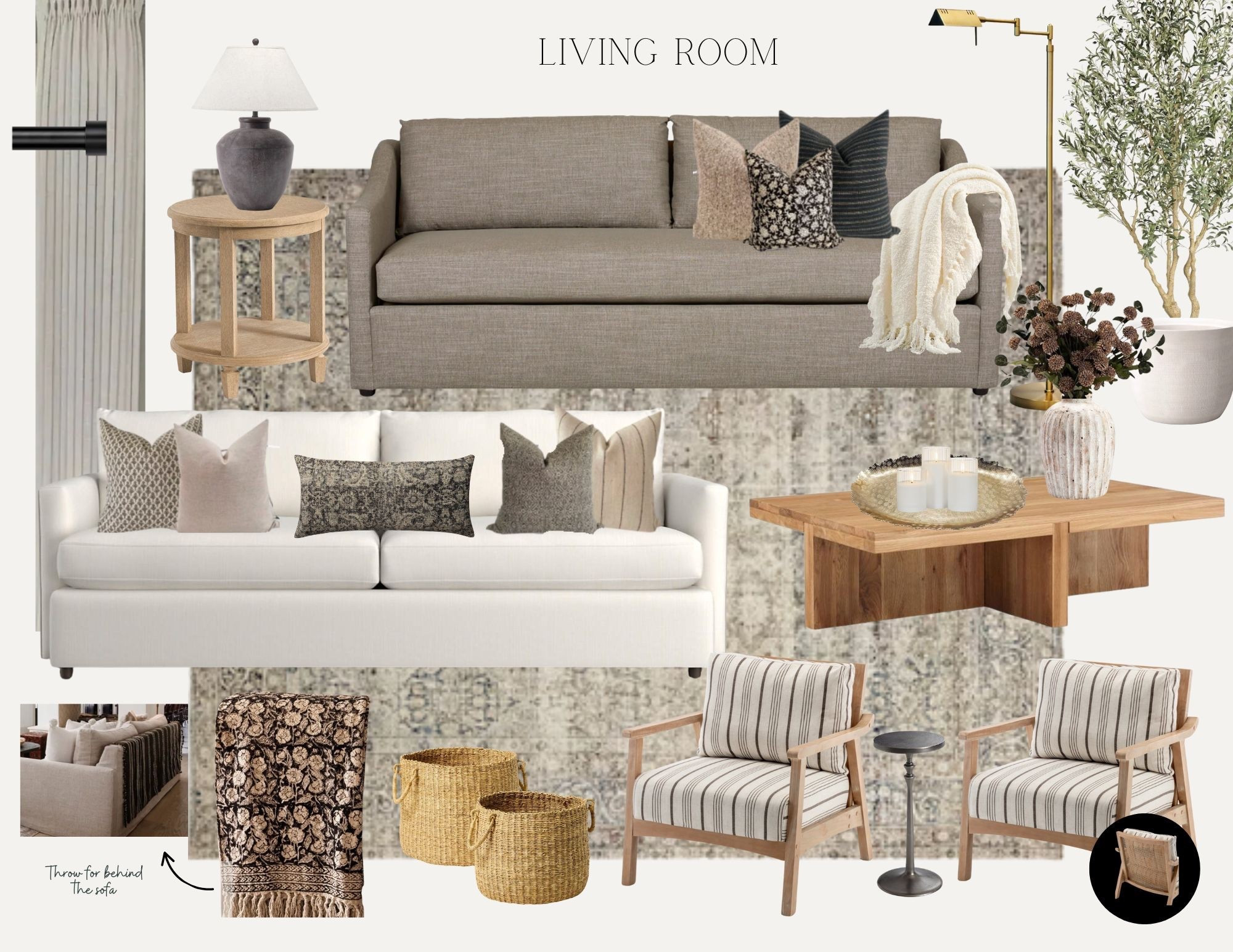 Living room, living room decor, couch, sofa, family room, coffee table, furniture 

#LTKHome