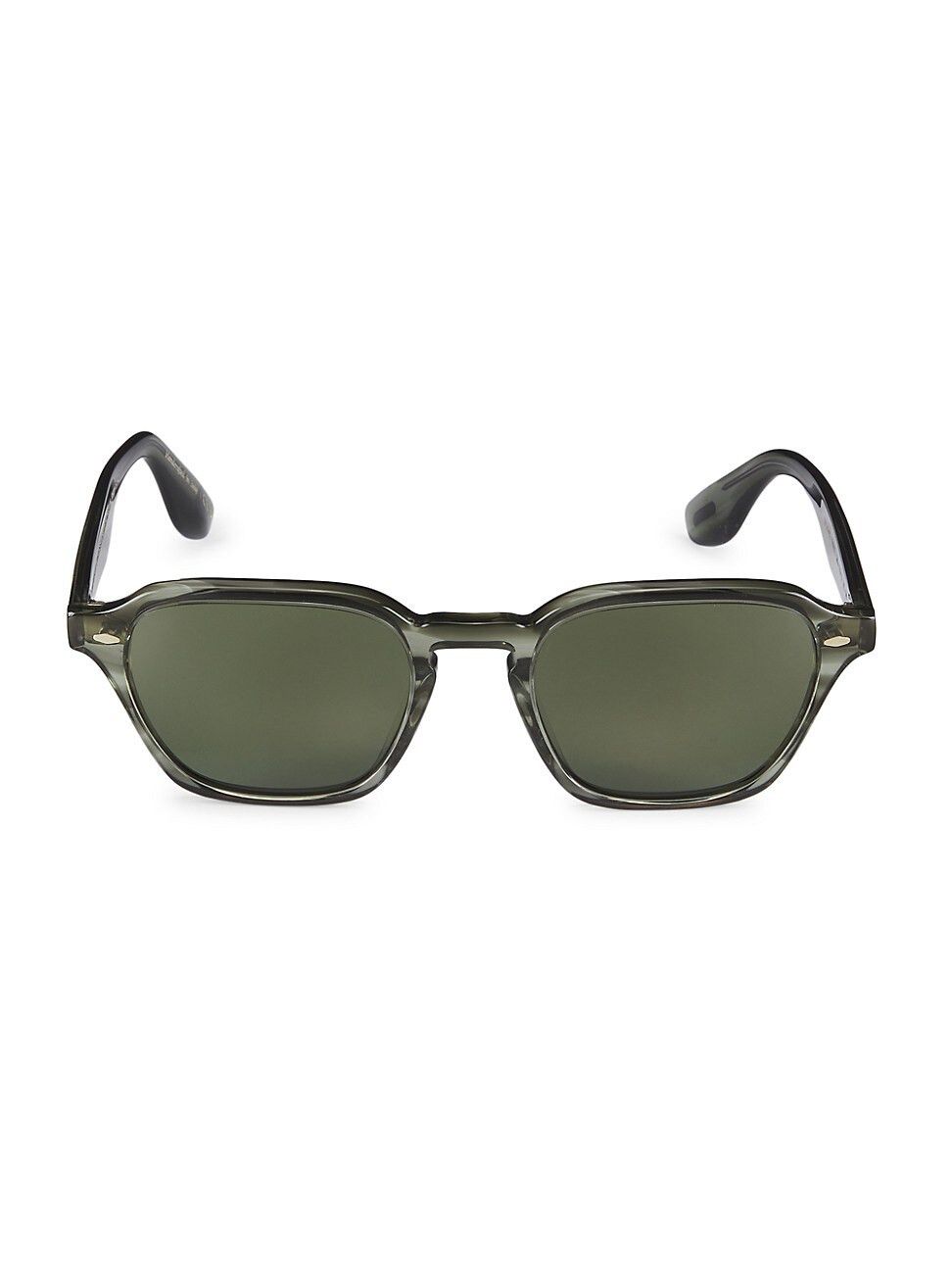 Men's Brunello Cucinelli x Oliver Peoples 52MM Griffo Acetate Sunglasses - Green | Saks Fifth Avenue