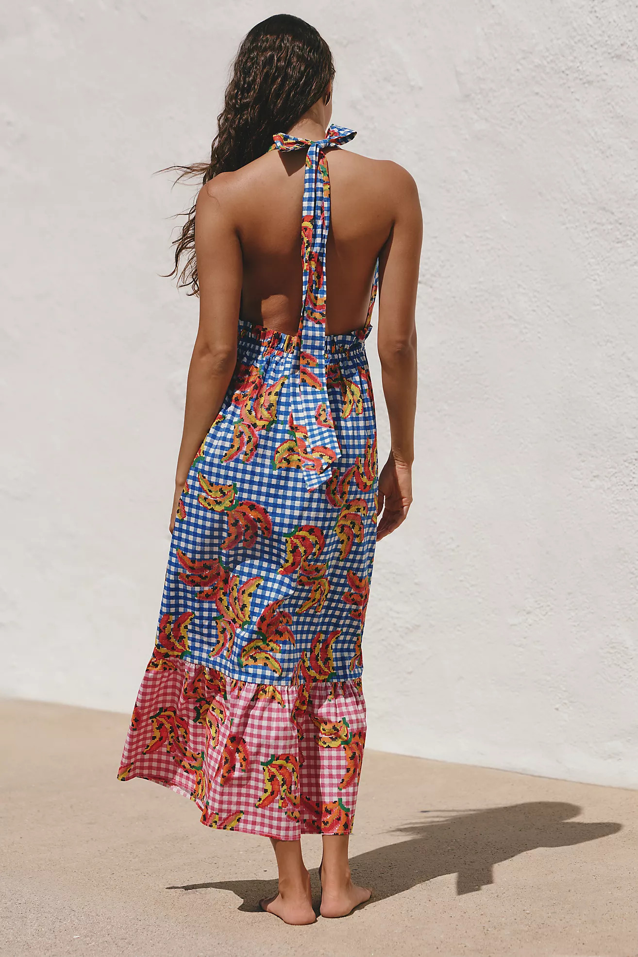 Farm Rio x Anthropologie Tiered Cotton Maxi Dress | Anthropologie (US)