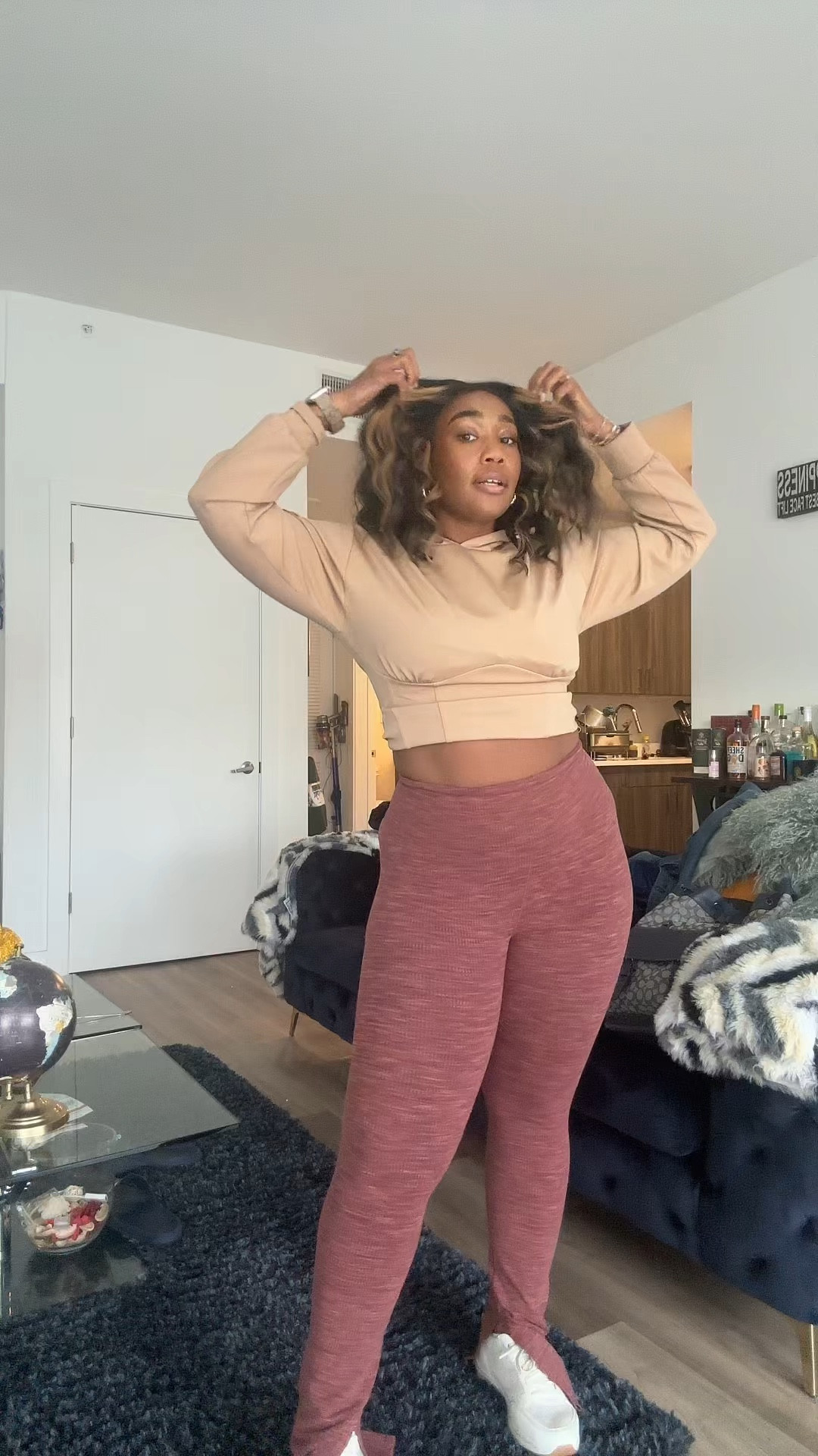 The best fitting flare pants and the cutest corset hoodie! I’m a cozy girl but I love a cute fit! The best of both worlds in this combo 🫶🏾 perfect for wfh, travel, errands or just being cute because you feel like it!

#LTKmidsize #LTKfitness #LTKtravel