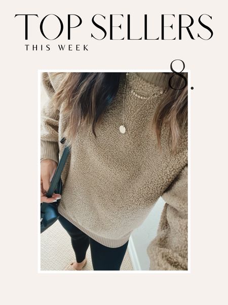 This week top seller! Target fleece sweatshirt, I’m just shy of 5’7 wearing the size XS, StylinByAylin 

#LTKstyletip #LTKunder50 #LTKSeasonal