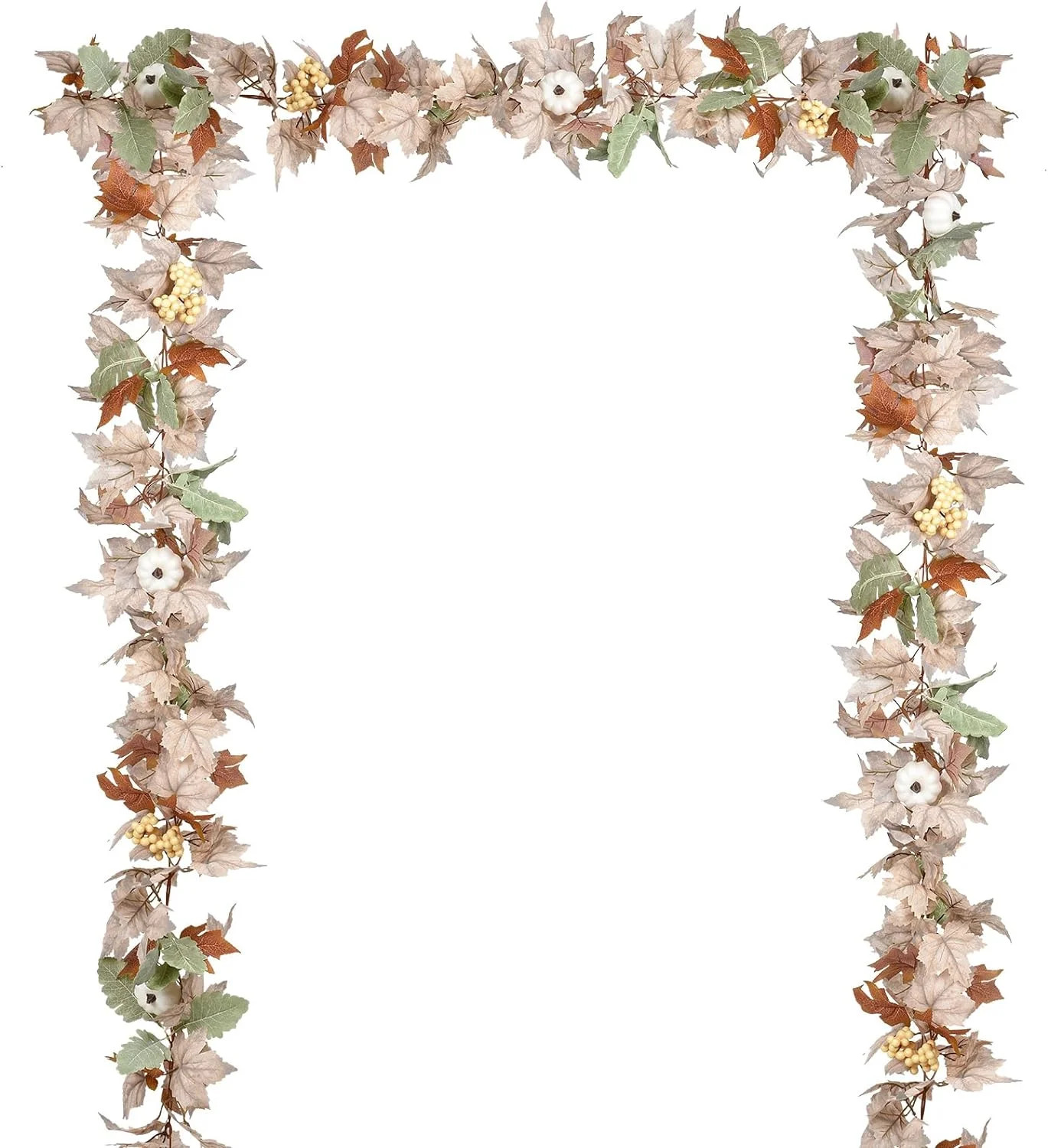 2 Pack Fall Garland Maple Leaf, Hanging Vine Garland 6 Color Artificial Autumn Foliage Garland Th... | Walmart (US)