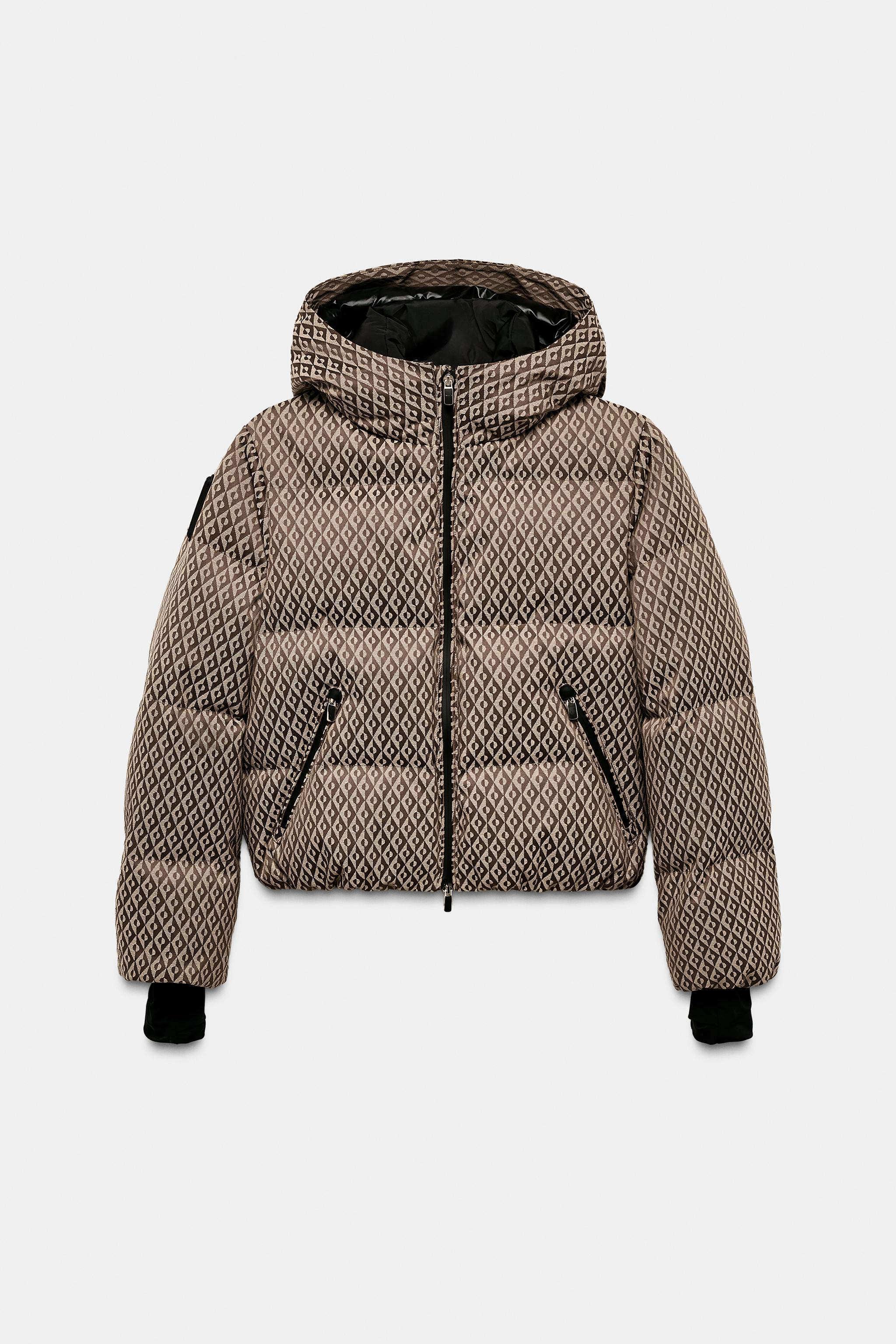 WATER RESISTANT WINDPROOF RECCO® TECHNOLOGY SKI COLLECTION DOWN JACKET | Zara US