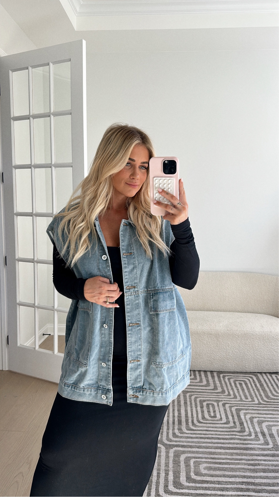 Love this vest for spring🤍 I prefer a medium in the dress and a large in the vest #amazon #vest 

#LTKsalealert #LTKmidsize #LTKstyletip