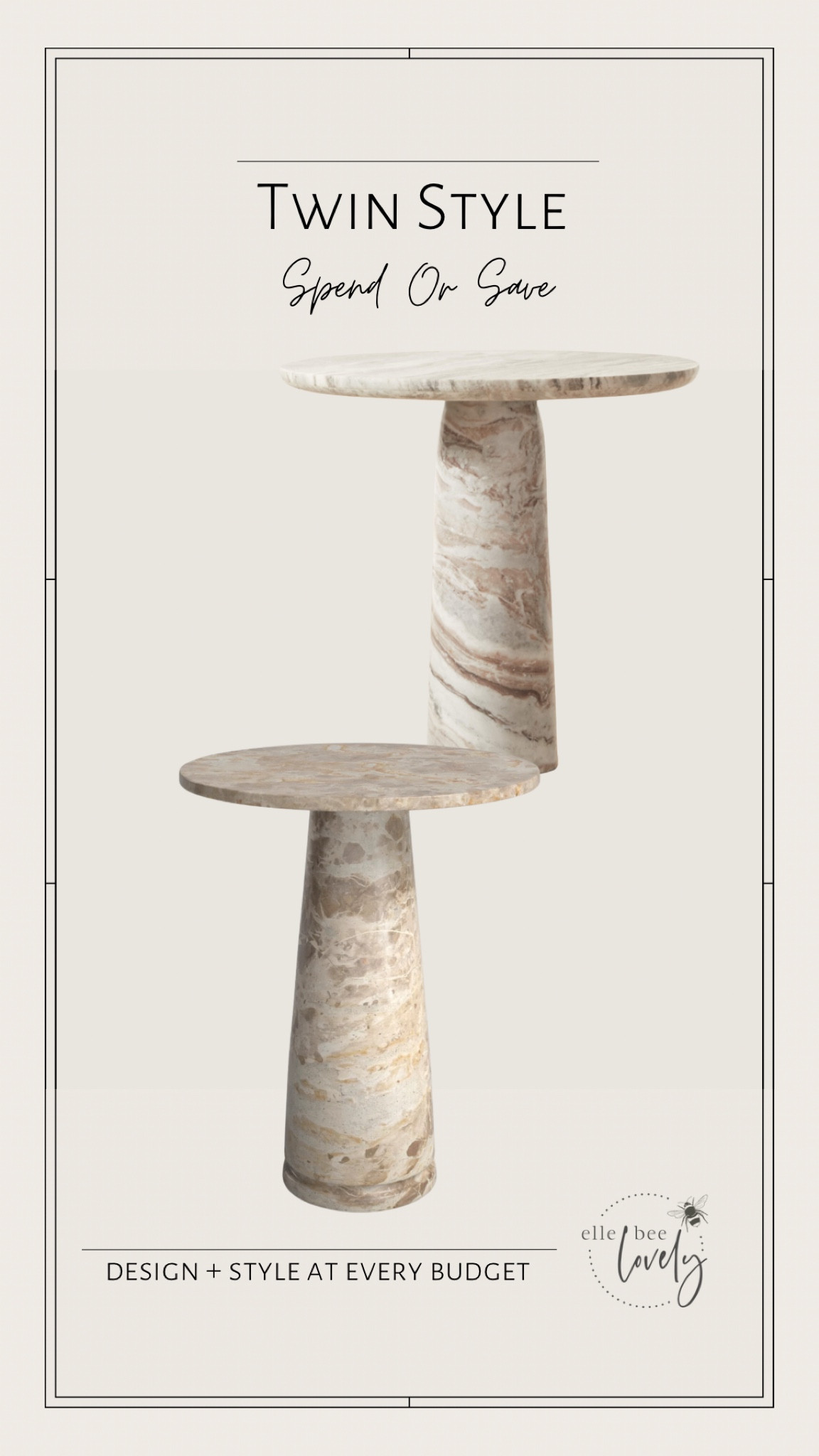 Twin Style Tuesday Marble Tables!
.
.
.
.
.
end table, kitchen table, marble table

#LTKxWayfair #LTKHome