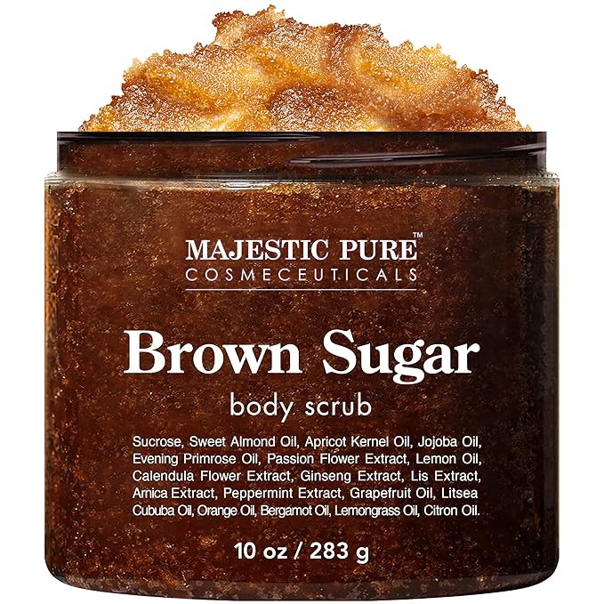 Brown Sugar Body Scrub for Cellulite and Exfoliation - Natural Body Scrub - Reduces The Appearanc... | Amazon (US)