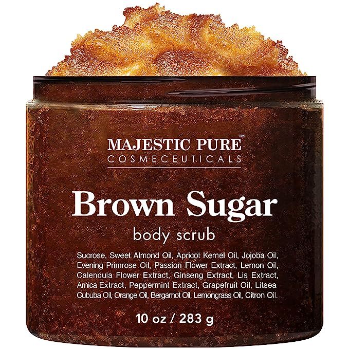 Brown Sugar Body Scrub for Cellulite and Exfoliation - Natural Body Scrub - Reduces The Appearanc... | Amazon (US)