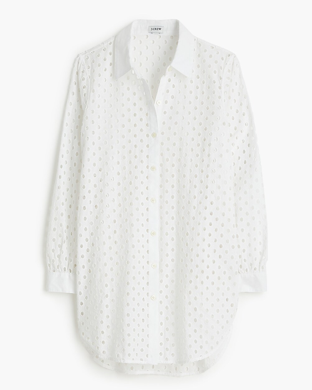Button-front eyelet beach dress | J.Crew Factory