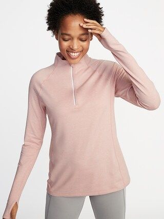 1/4-Zip Lightweight Fleece Pullover for Women | Old Navy US