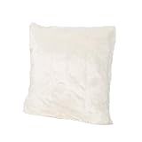 Christopher Knight Home Laraine Furry Glam White Faux Fur Throw Pillow | Amazon (US)