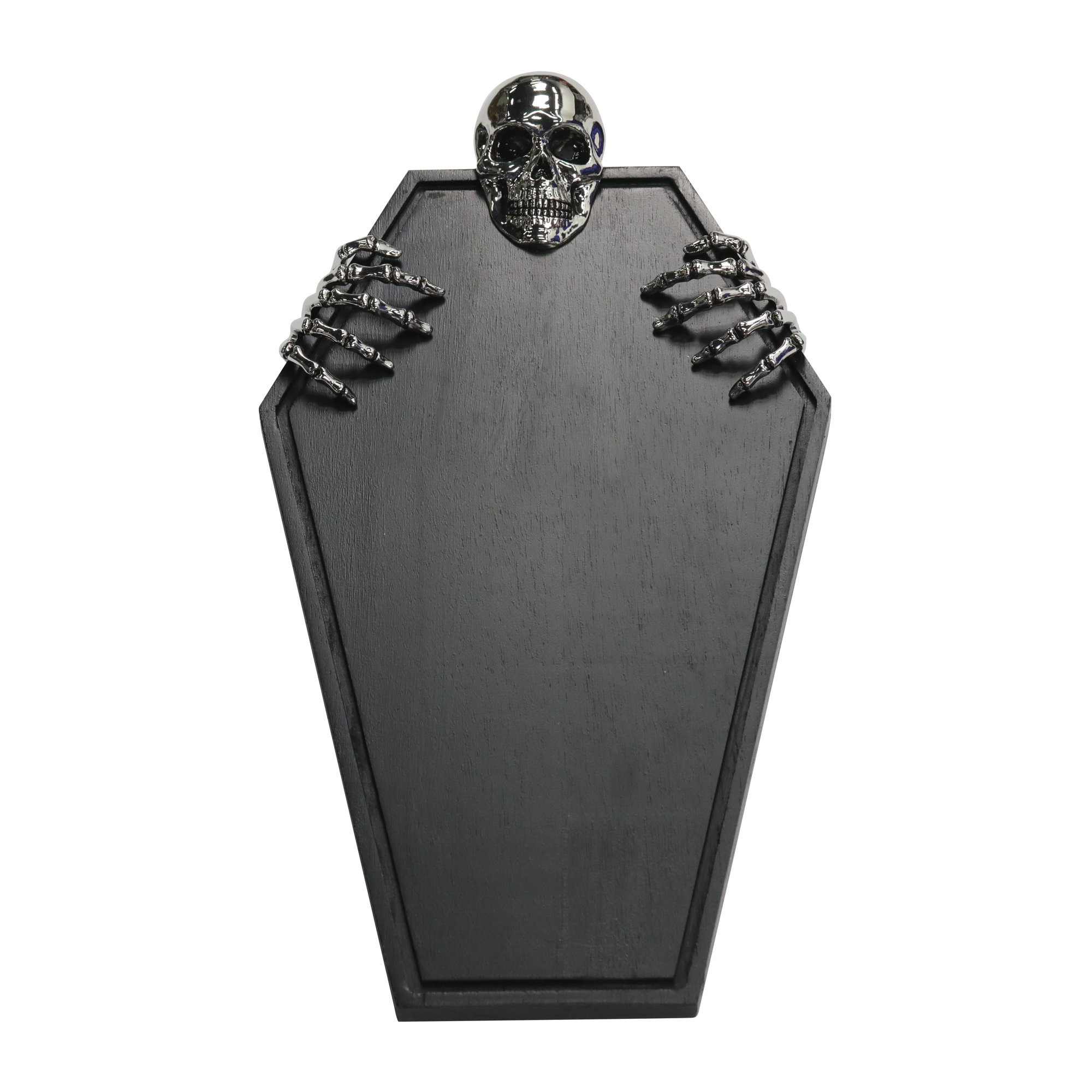 17" Black & Silver Skeleton Cheese Board by Celebrate It™-Halloween Décor & Party Supplies | Walmart (US)