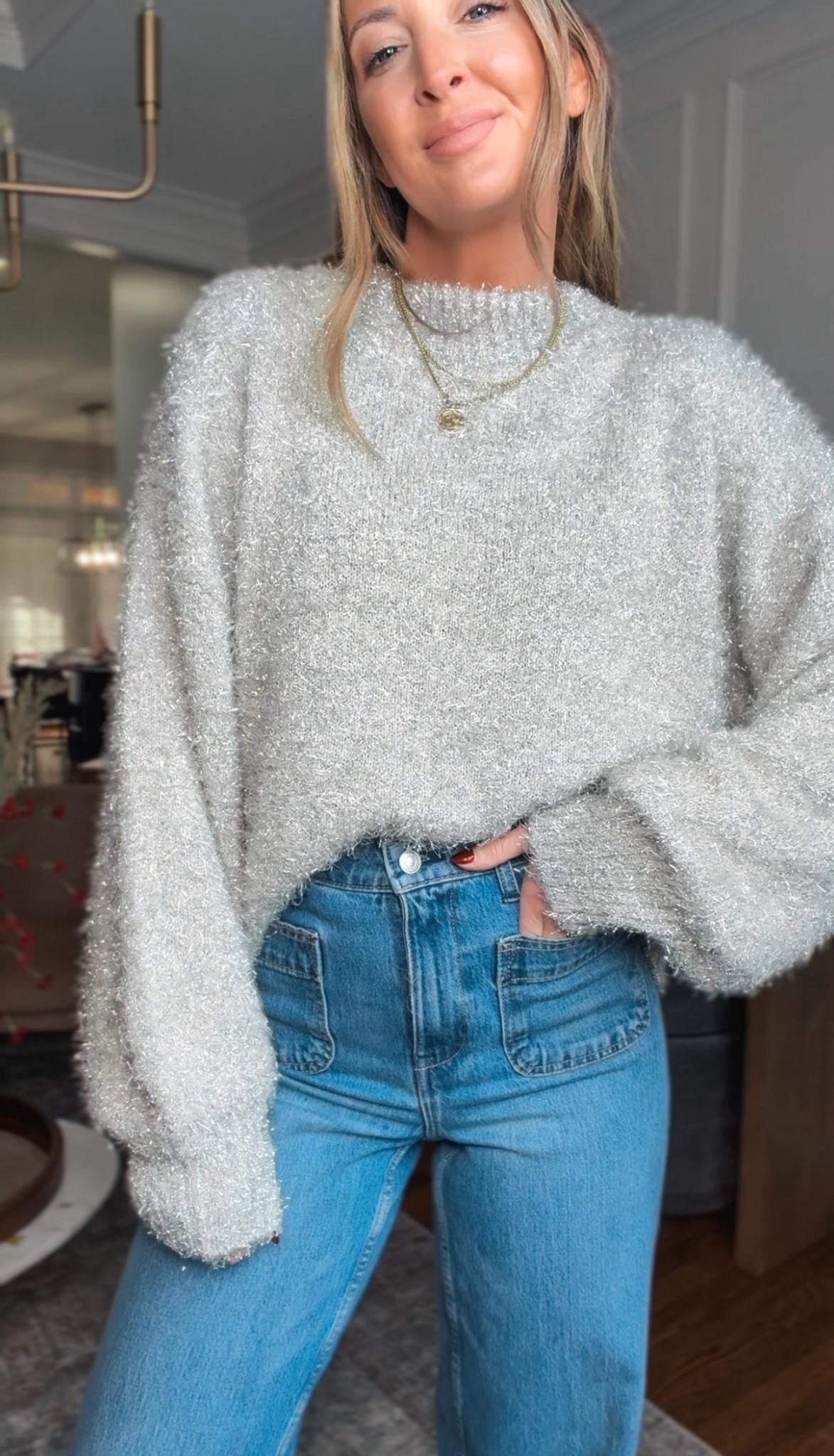 This holiday sweater would go with everything this season! ❤️🎄🎅🏻🎁

#LTKSeasonal #LTKHoliday #LTKGiftGuide