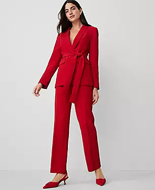 The Straight Leg Pant in Fluid Crepe | Ann Taylor